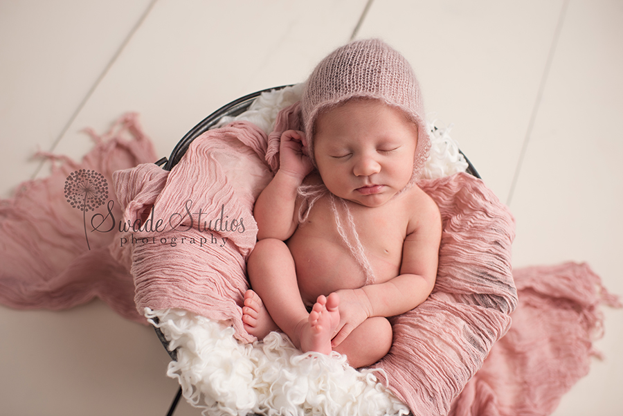 Overland Park Newborn Photography – Swade Studios – Baby A