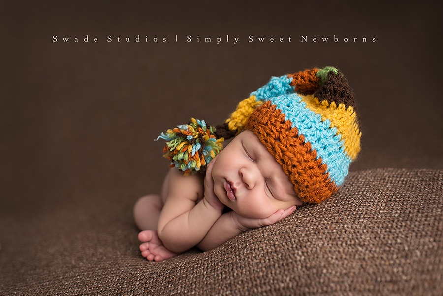Kansas City Newborn Photographer | Swade Studios | Lovable Newborn Boy