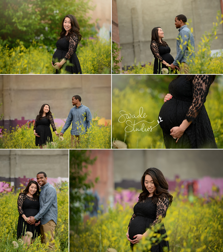 KC urban maternity photo shoot