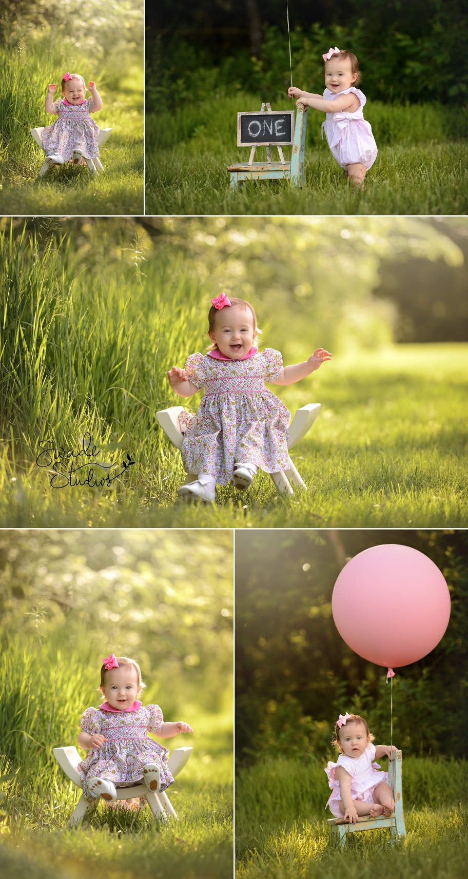 first birthday photo shoot